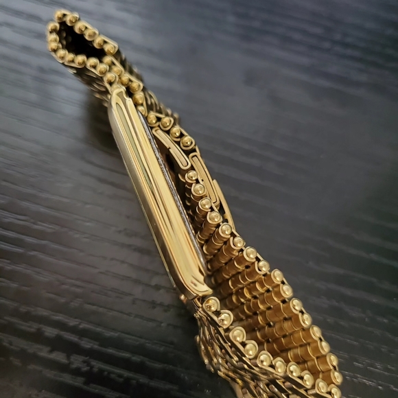 🔥NEW OLD STOCK - RARE - Vintage Seiko Slim Tank Quartz Men's Gold Wrist - Picture 4 of 4